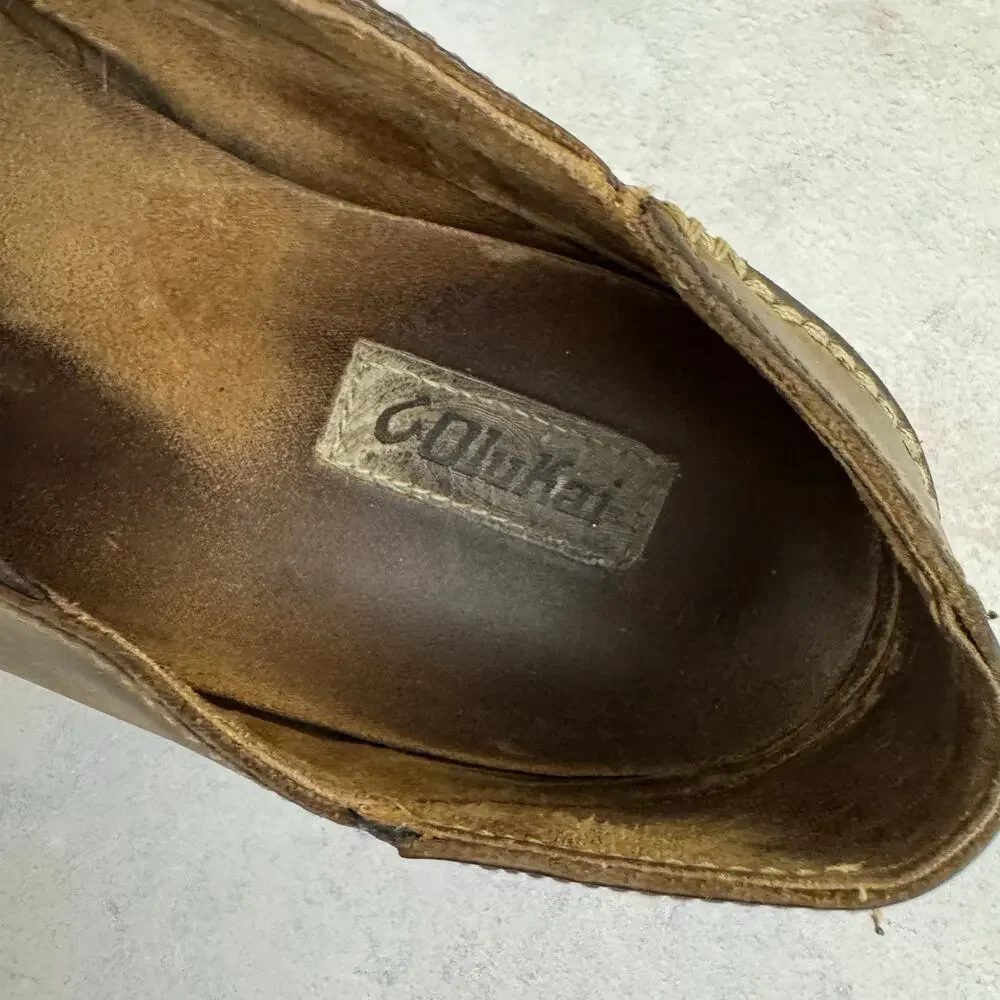 Olukai Shoes Men's Size 10 Moloa Kapa Slip On Drop In Heel Casual Resort READ